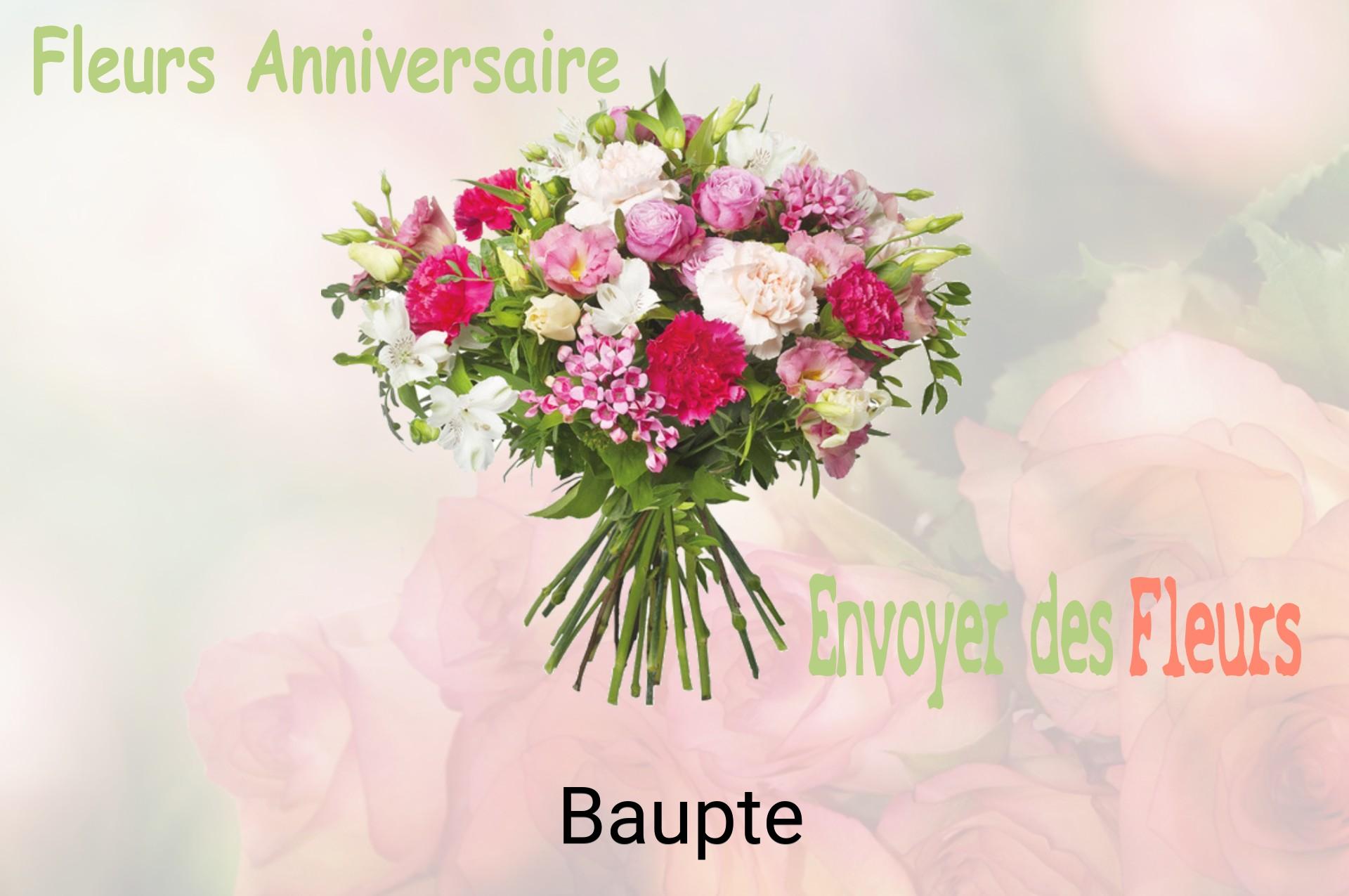 Bouquet de fleurs d’anniversaire livré à Baupte